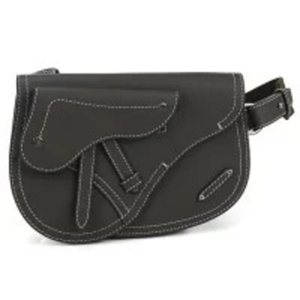 Christian Dior Body Bag Saddle Gray Crossbody Cool
